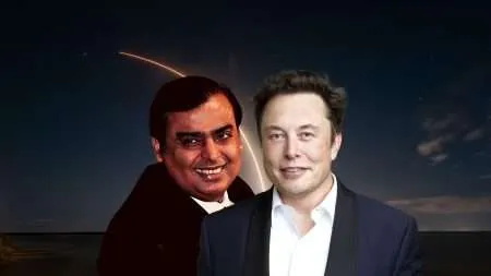 Elon Musk Mukesh Ambani Starlink Reliance Jio