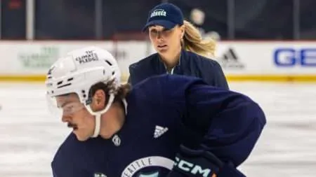 Jessica Campbell first woman coach in the NHL