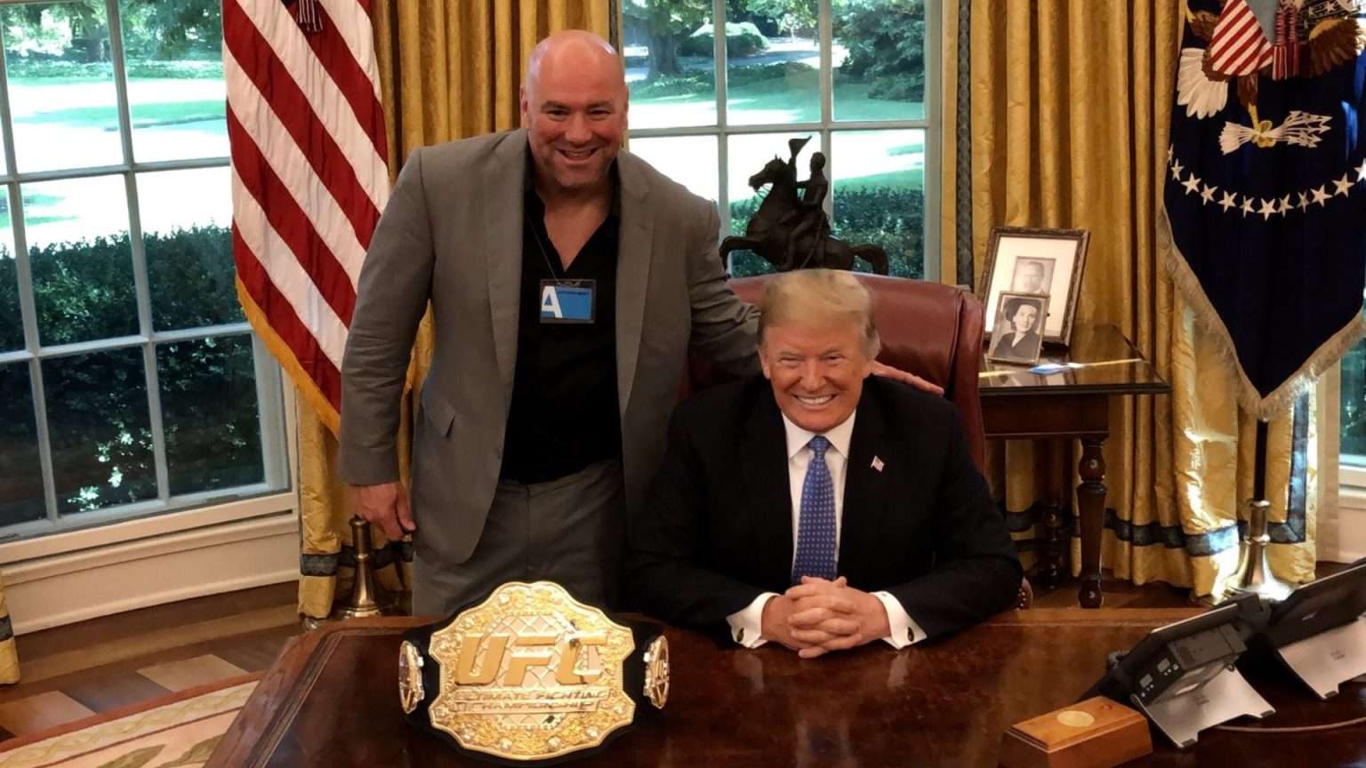 Dana White Donald Trump politics UFC