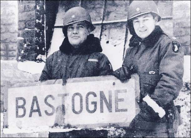 General Anthony McCaullife 101st Airborne Unit Bastogne sign Battle of Bulge WWII